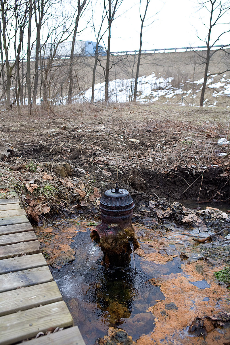 Flowing well near Highway 69