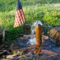 Artesian well on bike trail, Anderson IN